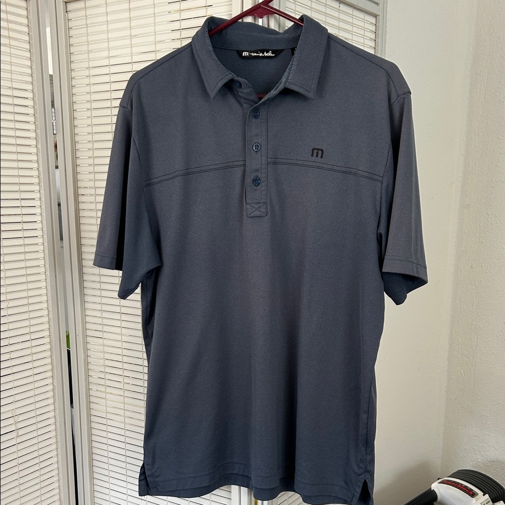 Travis Matthews Dark Blue Polo Shirt